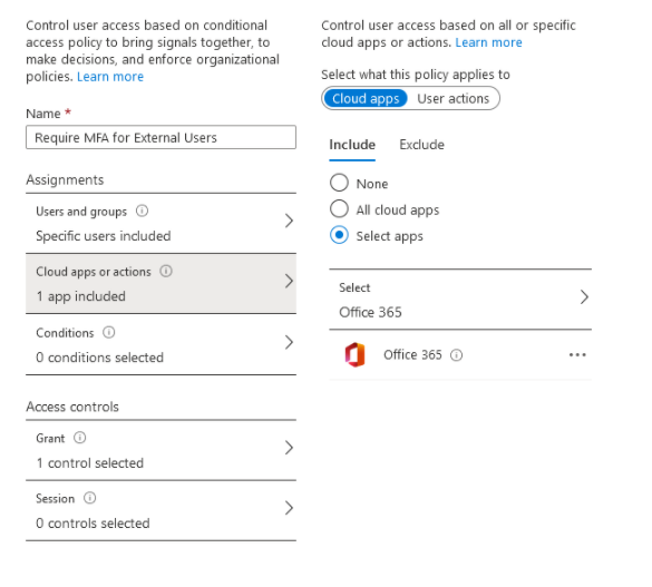 Conditional Access Policies Require MFA For Guests In o365 Tenant